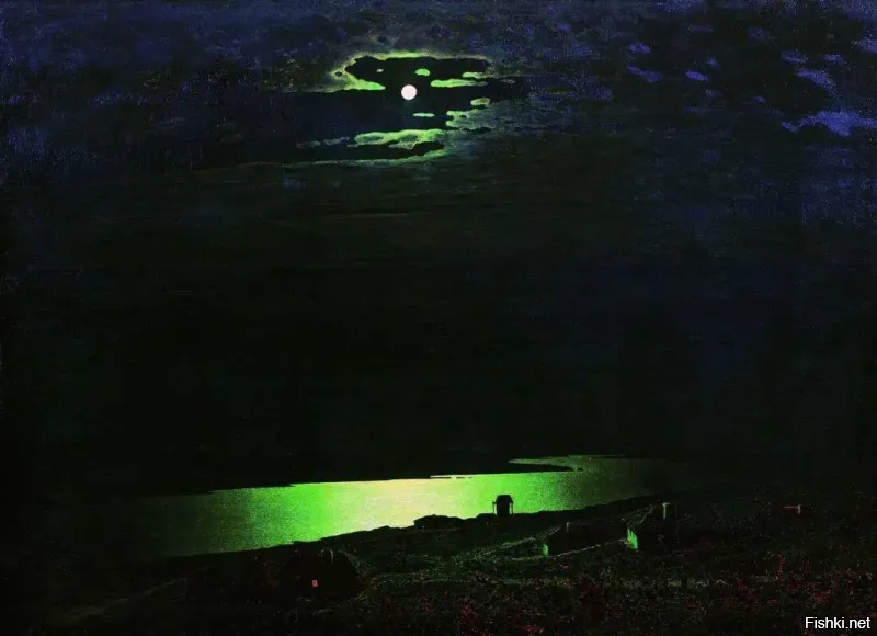 "Лунная ночь на Днепре" Архип Куинджи.