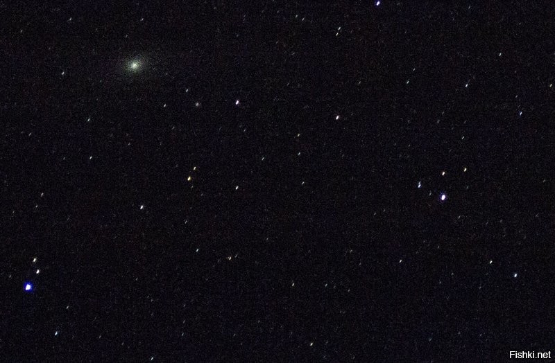 снимал на CANON 60d даже попала Андромеда слева сверху