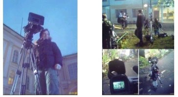 Люди, когда вы снимаете видео, помните, что угол обзора камеры гораздо меньше, чем у ваших глаз. 
Не мотайте так быстро телефоном/камерой. 
Медленнее и плавнее.