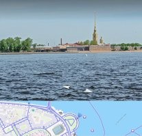 Да, Вы правы. Она у Стрелки.
Давно я там не бывал, уже забываться стали перспективы.
А по молодости всё исхожено было.