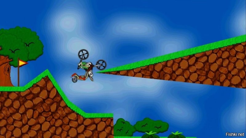 Вдохновением служила игра Elastomania?