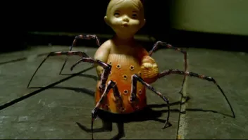 Сенокосец-кролик: зачем пауку голова собаки на спине?