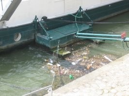 Снято напротив Эйфелевой башни. 
Купаться в Сене - это как прыгнуть в выгребную яму сельского туалета. Там по нижнему уровню набережной пройти противно - такая вонь.