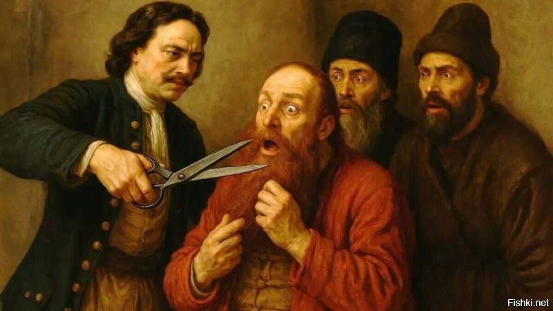 Эх Петра на дикарей нет! Тот и резал и налог на бороду брал!