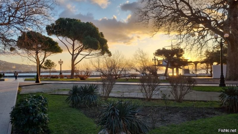 Пару недель назад. Набережная Ялты...