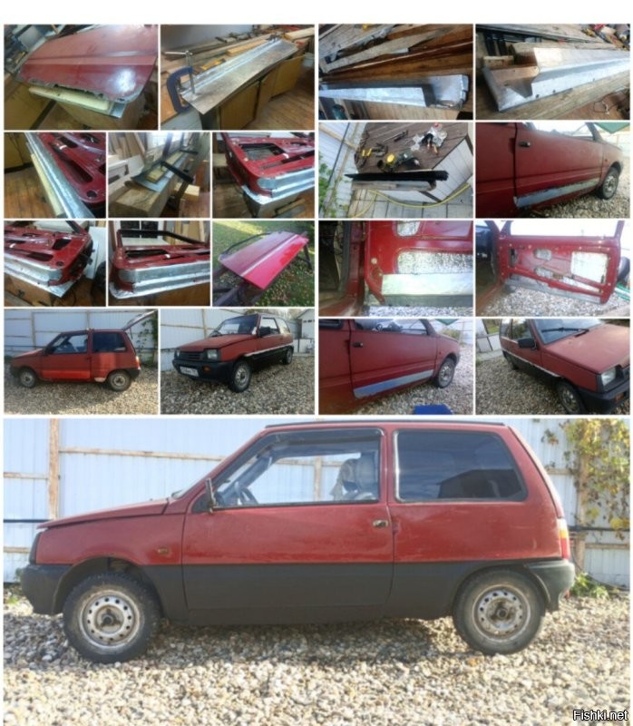 Вот, толстой оцинковкой, двери лечил. :)