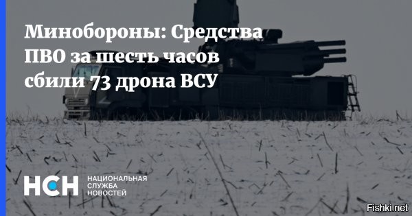 22 февраля 2026, 15:22 



Минобороны России:  средствами ПВО перехвачены и уничтожены 73 украинских беспилотных БПЛА



В период с 8.00 мск до 14.00 мск дежурными средствами ПВО перехвачены и уничтожены 73 украинских беспилотных летательных аппарата самолетного типа:

52 БПЛА – над территорией Брянской области,

18 БПЛА – над территорией Белгородской области,

2 БПЛА – над территорией Калужской области,

1 БПЛА – над территорией Курской области.

Автор: Минобороны России