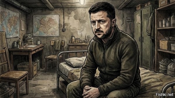 Зеленский признался, что два года прятался в бункере



Глава киевского режима собрался показать журналистам свое убежище



Киев, 24-02-2026 01:12 - Глава киевского режима Владимир Зеленский признался, что два года прятался в бункере. Об этом он рассказал в интервью France Press.

«Я жил два года в бункере», - сказал Зеленский.

Он пообещал показать журналистам свое убежище на протяжении этих двух лет. Также Зеленский собирается дать там интервью.
  

Зеленский признался, что два года прятался в бункере и заплакал... 
Вместе с Зеленским рыдали журналисты издательства  France Press...