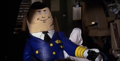 Так-то, он летчиком работает.