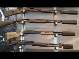 Как это не возможен???
Глушители для дробовиков могут быть:
Тактическими   прикручиваются к стволу оружия непосредственно перед стрельбой.
Интегрированными   являются неотъемлемой частью конструкции оружия, встроенными в определённом месте.