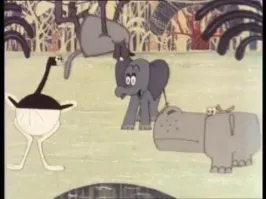 Четвертая напомнила мультик...