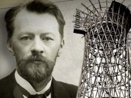 Датская лесная башня в форме песочных часов, парящих над деревьями