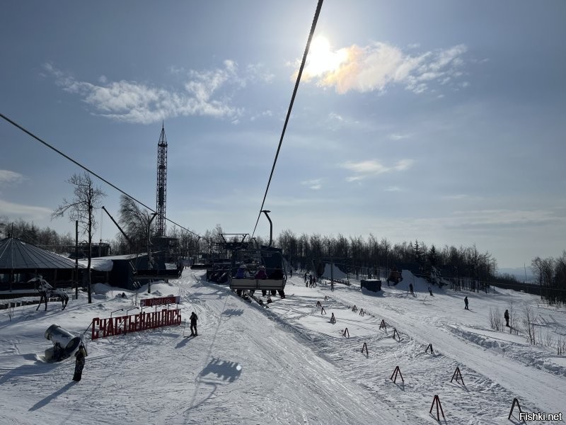 С 9-го тут.
Приехали минус 25. В ночь на 10-е до минус 35 было.
Потом два дня снегопады. Сегодня до плюс 5. К обеду ветер туман разогнал, сейчас солнечно.