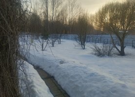 Сегодня было +14. 

Немного сюрреалистично. 
Солнце, тепло (после зимы) и снег лежит.