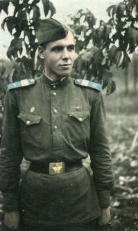 «Андрюша Бессонов в рядах Советской армии». 1950ые.
