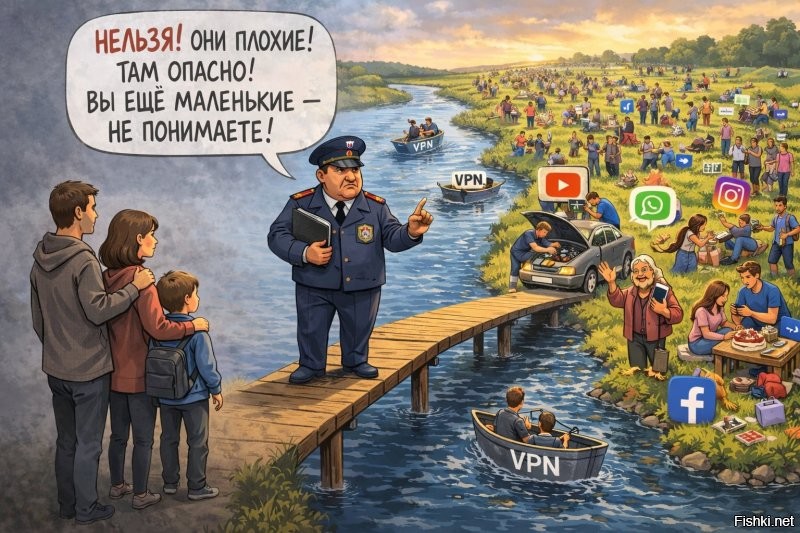 На «Первом канале» спели песню о том, как хорошо жить без интернета