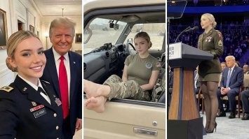 Сторонники МАГА уже неделю форсят красивую блондинку, которая и в армии служит, и фоткается с Трампом, и выступает на форумах, и ведет OnlyFans за денюжку. Зовут ее Джесика Фостер. И она целиком и полностью оказалась сгенерирована ИИ