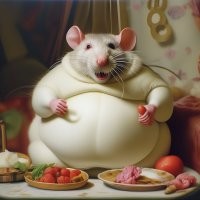 Потому и жирный наверное.