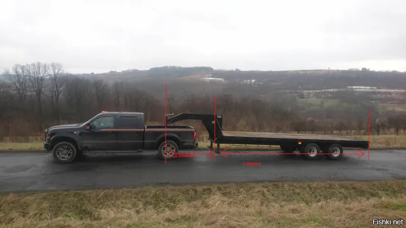 На них чего только не возят.Очень много таких колесит по америке. Может возить до 11 тонн.