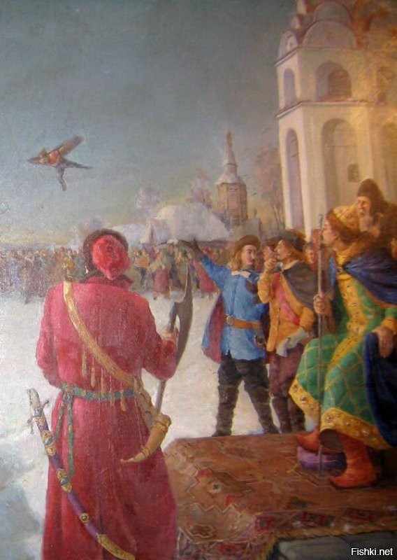 Дело было в царствование Ивана Грозного. Мальчик, холоп боярского сына Лупатого по имени Никита, любил небо и безумно хотел летать. Смастерил он как-то деревянные крылья, приклеил на них птичье оперение, и, заявив во всеуслышание, что полетит он "ака птица в небо". Ничего не боялся холоп - ни того, что обвинят его в бохульстве, ни гнева-расправы царя. Сказано - сделано! Поднялся Никита в один из ясных летних дней 1565г. на колокольню церкви Распятия Христова в Успенском Александровском монастыре, облаченный в деревянные крылья и... сиганул вниз с колокольни. Удивительно, но он и правда полетел, перелетел высокую стену, затем приземлился на берегу реки Серой. Посадка была мягкой, Никита даже не ушибся.

Легенда утверждает, что сам Иван Грозный, прибывший в эти дни в Александровскую слободу, наблюдал, как Никита прыгнул с колокольни. Народ ликовал, а царь безмолвствовал, а потом нахмурился и произнес: "Человек – не птица, крыльев не имать. Аще кто приставит себе аки крылья деревянна, противу естества творит, за сие содружество с нечистой силой отрубить выдумщику голову, тело окаянного, пса смердящего, бросить свиньям на съедение, а выдумку после священная литургии огнём сжечь." Слов на ветер жестокий царь не бросал. Сентябрьским вечером 1565г. прямо перед царским дворцом в Александровской слободе сооружают помост, а утром и казнь над Никитой, "продавшим свою душу дъяволу" состоялся. В местном соборе в тот же день состоялась литургия, где смерд Никита и семья его были преданы анафеме, прокляты на вечные (как оказалось не совсем вечные) времена. За своим холопом чуть не отправился и боярин Лупатов, попав под гнев Ивана Грозного. Но боярин сумел выкрутиться.

Многие мифы и легенды кажется для того и создаются, чтобы их "развинчивать". Вот и эта история потерпела крах. Но не сразу.

На рубеже XIX-XX вв. жил и творил русский писатель Опочинин Евгений Николаевич (1858 1928). Он является автором более 30 книг, а также многих публикаций в газетах и журналах. Писатель был в своеобразном "забвении" после своей смерти - с 1930 по 1990-е гг. его сочинения не издавались, хотя при этом на них ссылались многие другие фольклористы. Видимо это забвение и позволило пустить корни вышеописанной легенде, которую выдавали за быль не только экскурсоводы в Александровске, указывая на колокольню, с которой якобы и сиганул Никита, со смаком делясь пикантными подробностями с благородными слушателями-туристами. Некоторые старожилы тех мест, краеведы и просто любители отечественной истории полюбили эту легенду. А автор ее - никто иной как Опочинин Е.Н. В свою очередь самое известное произведение писателя Опочинина - рассказ "Бесовский летатель" был вдохновлен русской сказкой "Деревянный орел". Главный герой рассказа - "смерд Никита, холоп боярского сына Лупатова", живший во времена Ивана Грозного, совершает полет на некоем летательном аппарате тяжелее воздух. Но за это он был казнен.

Идея о "русском летуне" была симпатична многим художникам. Создаются картины - "Русский Икар" И. Глазунова, "Никитка - первый русский летун" А. Дейнека, и др.

В 1926г. сюжет был экранизирован, вышел фильм "Крылья холопа". Возможно и известная сцена из фильма Андрея Тарковского "Андрей Рублев" тоже была создана под вдохновением от этого фильма.

Об источнике создания этой истории стали потихоньку забывать. Шутка ли - книги писателя не переиздаются десятилетиями. Автор забыт, а история жива. Обрастая новыми домыслами она попадет в различные статьи, учебники по авиации в качестве "легенды". Дальше - больше. Со временем фрагменты из «Бесовского летателя» начали выдавать за цитаты из некой летописи или царского указа, а полет Никиты - за реальное историческое событие.