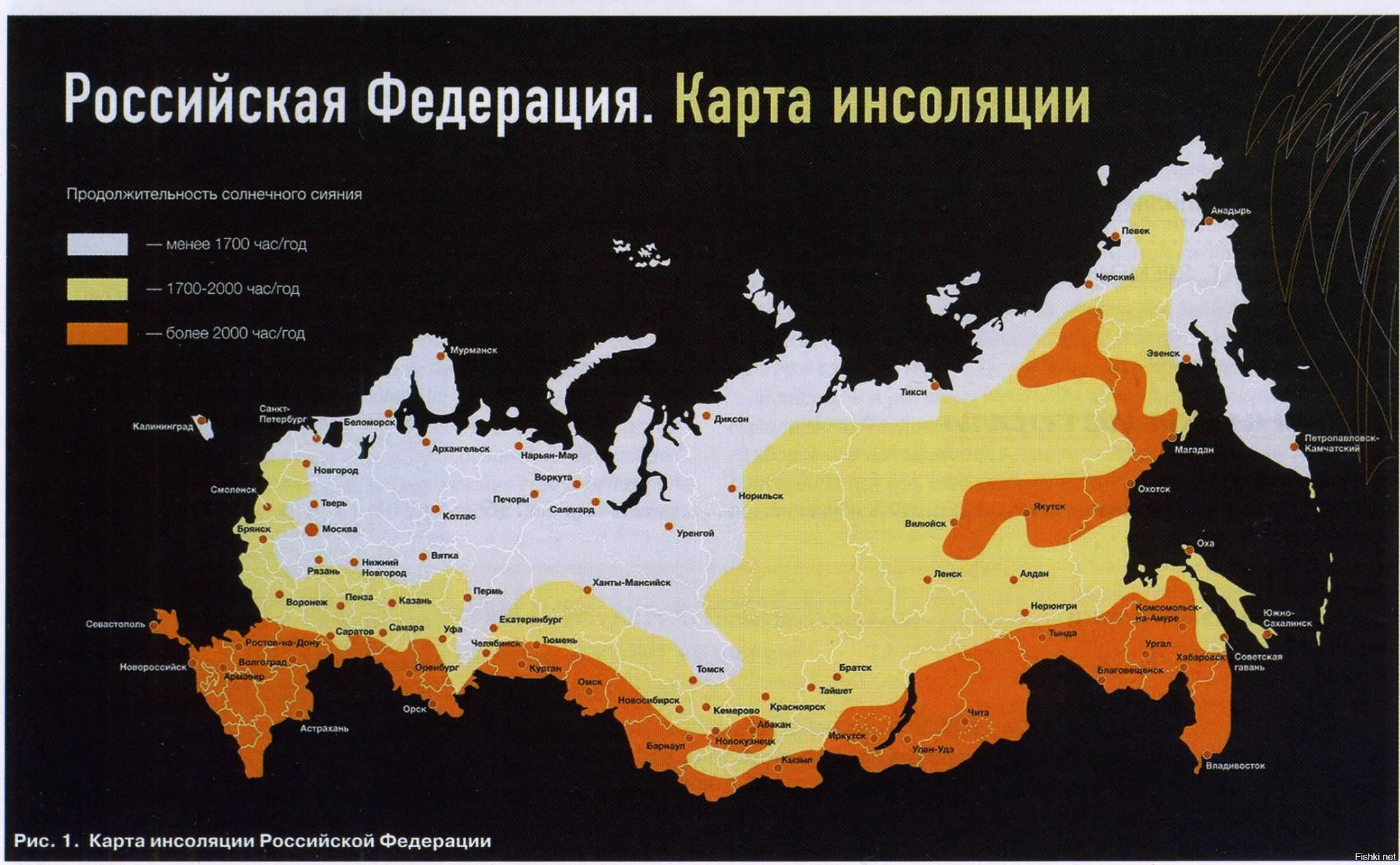 Люди часто склонны преуменьшать Питерскую инсоляцию. В Санкт-Петербурге эффективность солнечных батарей всего на 20% ниже чем в Сочи.