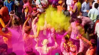 Что баба - дура, понятно. А индусы-то чего ущемились? Сами друг в друга то краской швыряются как @банутые, а то и вовсе гавном, а тут гляди-ка, огорчились...