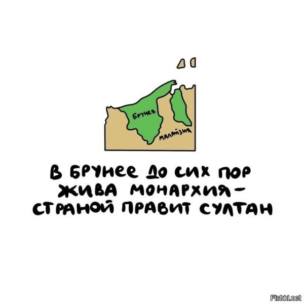 Брунея? БРУНЕЯ???? Автор сам картинки рисует? Страна называется БРУНЕЙ!!! Мужского рода!