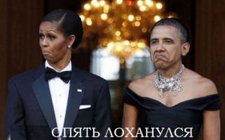 У Бана Обамы отвалился герб