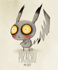 Ну и "бёртоновский" Пикачу в догонку)