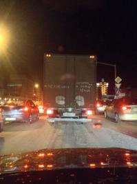 Такой экземпляр встретил этой зимой в Сургуте.