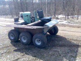 Argo Avenger 8x8. Установка лебедки