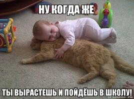 Дети и кошки