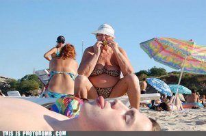 Необычные пляжные снимки 