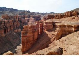 Ты ещё Чарынского каьона не видел, это в 300 км от Алматы