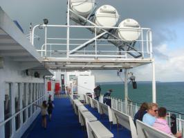 А вот паром в Англии из Портсмута на Айл оф Вайт