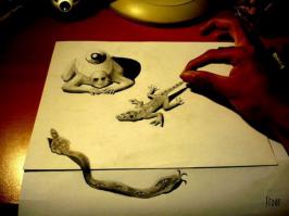 Невообразимые 3D рисунки