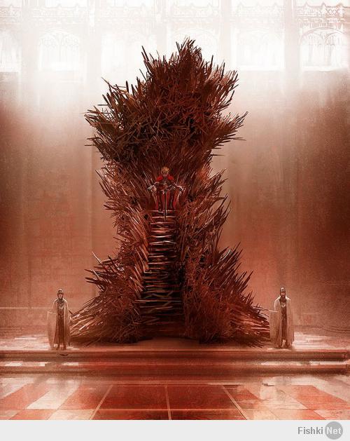 Вот настоящий железный трон, как в книге, а не та подделка, что в фильме