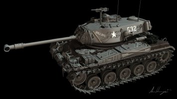 Забыли любимчика  m41 Walker bulldog 72 km/h