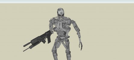 3d моделька Т-800, кому надо, обращайтесь, опять же, для фанатов.