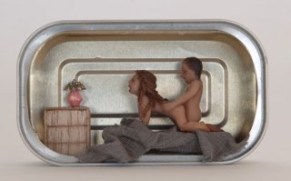 Любопытные миниатюрные диорамы в банках из-под сардин
