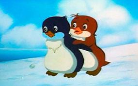 Один счастливый пингвин)