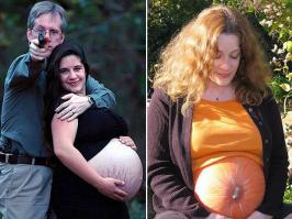 Левая фото с растяжками не вызывает ничего, кроме  сочувствия. Такой живот хочется спрятать, а не выставлять на показ общественности.