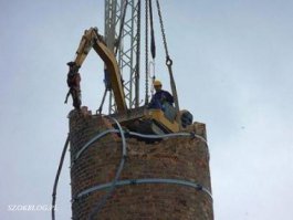 Снос здания в Китае