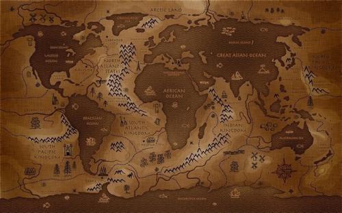 Карта мира в различных странах