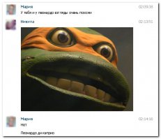 Это же не Леонардо, а Микеланджело!!!!