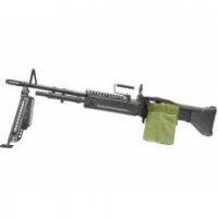 А потом американцы из него сделали М60 "свинья"  представлял собой гибрид двух систем немецкой разработки периода Второй мировой войны — автоматической винтовки FG-42 (автоматика перезаряжания с газовым двигателем) и пулемёта MG 42 (лентопротяжный механизм).