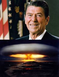 А я в детстве больше всего боялся, что Рейган сбросит на нас атомную бомбу. Так боялся, что спать не мог.