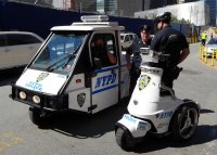 так сказать штрафомобиль ;)
нормальная практика для патрулирования пешеходных парков, туриистско-рекреациооннаых зон.
Автор, сломай шаблоны, там есть и такое: