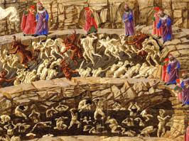 Первая с кофе напомнила средневековые круги ада: