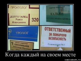 Говорящие фамилии
